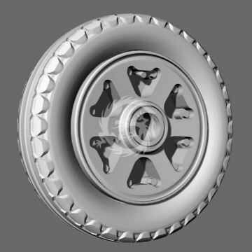 F4D 1 Skyray wheels - Cat4 R32013 skala 1/32