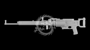 7.62 mm ShKAS Aircraft Machine Gun – 3D Printed - Metallic Details MDR3284 skala 1/32