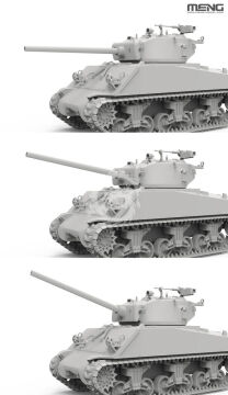 U.S. Medium Tank M4A3 (76) W Sherman - Meng Model 72-019  skala 1:72 