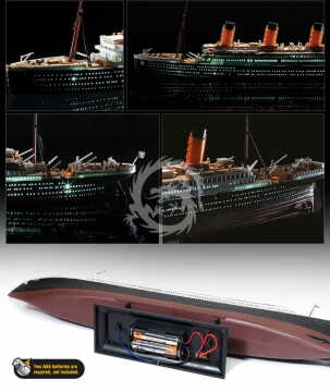 Titanic z oświetleniem LED Academy 14220 skala 1/700