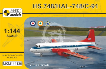 Hawker-Siddeley HS.748/HAL-748/C-91 ‘VIP Service’ Mark I MKM144130 skala 1/144