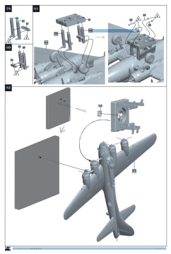 Model plastikowy Boeing B-17 ‘Flying Fortress’ HK-Models 01E029 1/32