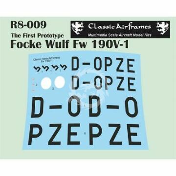 Focke Wulf Fw 190 V-1 Classic Airframes R8-009 skala 1/48