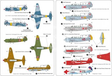 Trainer aircraft Yakovlev Yak-11 Mikromir MM72-005 skala 1/72