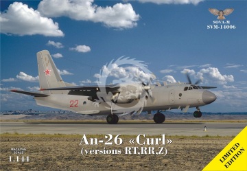 An-26 RT/RR/Z Sova-M SVM-14006   skala 1/144