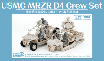 USMC MRZR D4 Crew Set (Resin)  Magic Factory 7502 skala 1/35