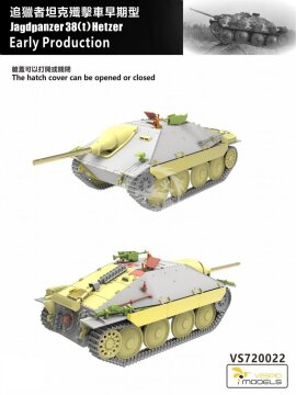  Jagdpanzer 38(t) Hetzer Early Production Vespid Models VS720022 skala 1/72