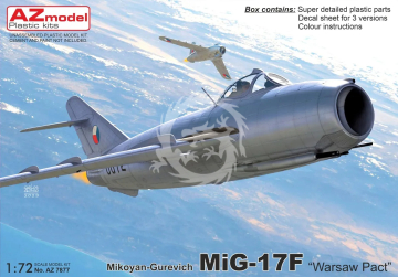 Mikoyan MiG-17F 'Warsaw Pact' AZmodel  AZ7877 skala 1/72
