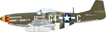 P-51D Mustang EDUARD - Eduard 70173 skala 1/72