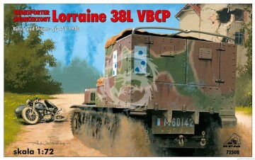 Transporter opancerzony Lorraine 38L VBCP - RPM 72508 skala 1/72