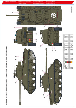 Sherman Vc 'Firefly' Polish 1st Armoured Division - Hobby 2000 35008 skala 1/35