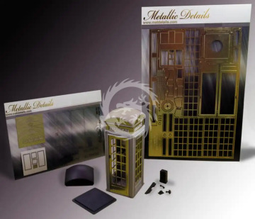NA ZAMÓWIENIE - Telephone box Kiosk No.2 - Metallic Details MDR3517 skala 1/35