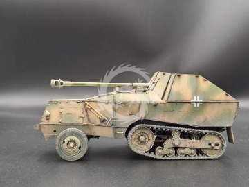 Panzerjager-Fahrzeuge mit 7,5 cm PaK 40 S 307(f) VERSION B - KM Model  KM-72004VB Wydruk 3D skala 1/72 