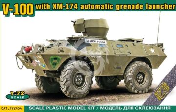 PRZEDSPRZEDAZ -  V-100 with XM-174 automatic grenade launcher - ACE ACE72454 skala 1/72