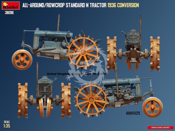 All-Around/Rowcrop Standard N Tractor 1936 Conversion - MiniArt 38096 skala 1/35