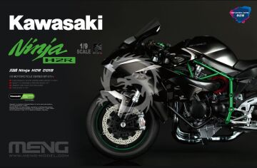 PRZEDSPRZEDAZ - Kawasaki Ninja H2R 2018 (Pre-colored Edition) MENG-Model MT-011s skala 1/9