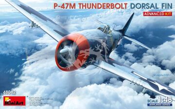  NA ZAMÓWIENIE - P-47M Thunderbolt. Dorsal Fin. Advanced Kit - MiniArt 48042 skala 1:48