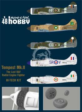 Tempest Mk.II The Last RAF Radial Engine Fighter - Hi-Tech Kit Special Hobby SH48214 skala 1/48