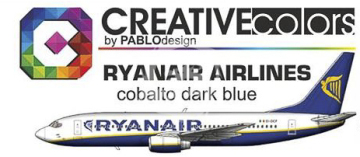 Farba Ryanair Airlines Cobalto Dark Blue  - Creativ colors CC-PA030 poj. 30ml