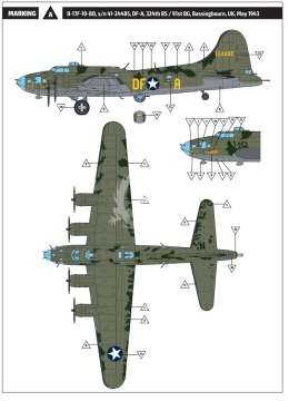 Model plastikowy Boeing B-17 ‘Flying Fortress’ HK-Models 01E029 1/32