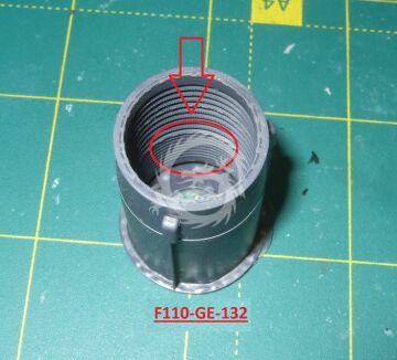 F-16E/F Block 60 Desert Falcon, Exhaust Nozzles engine F-110-GE-132 (opened) for KINETIC Katran K4835 1/48