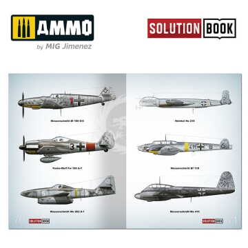 Poradnik-  Solution Book - How to Paint WWII Luftwaffe Mid War Aircraft Ammo Mig 6526 