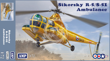 Sikorsky R-5/S-51 Ambulance AMP 72012 skala 1/72