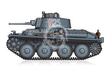 NA ZAMOWIENIE - German PzKpfw 38(t) Ausf.E/F HobbyBoss 82956 skala 1/72