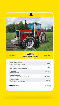 Massey Ferguson 2680 Heller 81402 skala 1/24 
