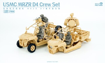 PREORDER - USMC MRZR D4 Crew Set (Resin)  Magic Factory 7502 skala 1/35