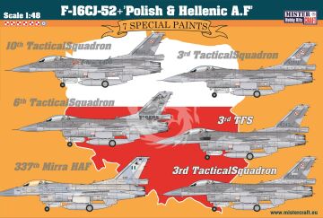 F-16CJ-52 'Polish And Hellenic Air Force Fighter' MisterCraft G114 skala 1/48
