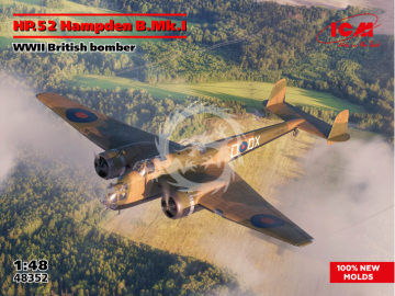 PRZEDSPRZEDAŻ - HP.52 Hampden B.Mk.I WWII British bomber (100% new molds) ICM 48352 skala 1/48