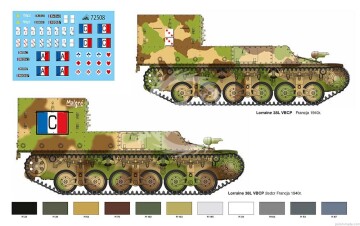 Transporter opancerzony Lorraine 38L VBCP - RPM 72508 skala 1/72