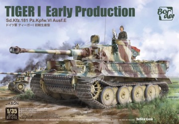 Pz.Kpfw.VI Ausf.E Sd.Kfz.181 Tiger I Early Production - Border Model  BT-010 skala 1/35