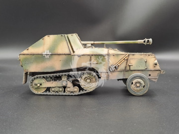 Panzerjager-Fahrzeuge mit 7,5 cm PaK 40 S 307(f) VERSION B - KM Model  KM-72004VB Wydruk 3D skala 1/72 