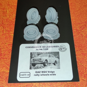 GAZ M24 Volga  rally  wheels  wide - Start 43 St-19 skala 1/24