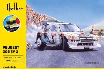 Peugeot 205 EV 2 - Heller 56716 skala 1/24