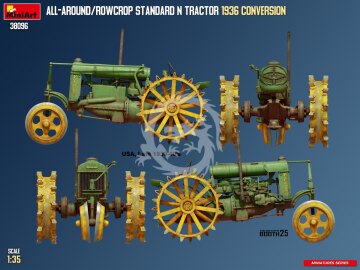 All-Around/Rowcrop Standard N Tractor 1936 Conversion - MiniArt 38096 skala 1/35