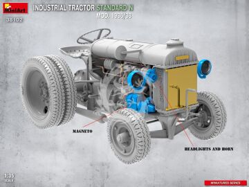 Industrial Tractor Standard N Mod. 1936/38 - MiniArt 38102 skala 1/35