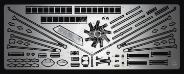 Nakajima E8N Detail Etching Parts - Hasegawa 72155 skala 1/48