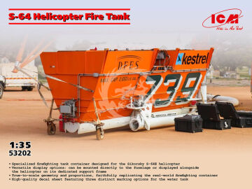 PRZEDSPRZEDAZ - S-64 Helicopter Fire Tank - ICM 53202 skala 1/35