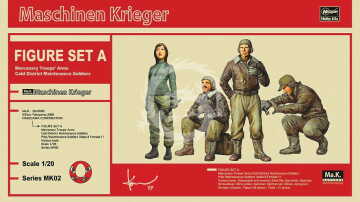 FIGURE SET A (Mercenary Troops' Arms Cold District Maintenance Soldiers) Hasegawa MK02 (64002)  1/20