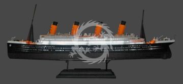 Titanic z oświetleniem LED Academy 14220 skala 1/700