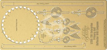 PGX232 TOS Enterprise Primary Hull Deflector Grid Compass w skali 1/350 Paragrafix