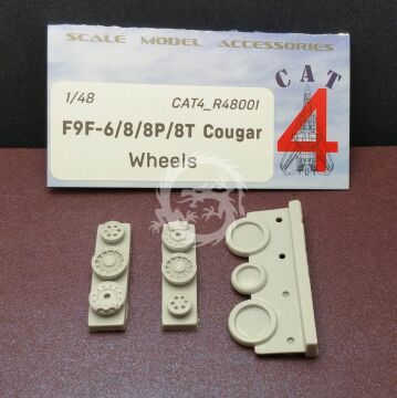 Zestaw dodatków F9F-6/8/8P/8T Cougar wheels Cat4 R48001 skala 1/48