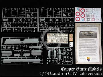 Model plastikowy Caudron G.IV Late version Copper State Models CSM 1027 skala 1/48