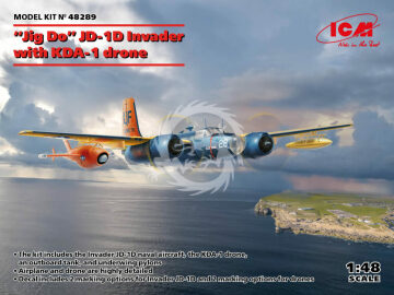  PROMOCJA -  Douglas JD-1D Invader Jig Dog' JD-1D Invader with KDA-1 drone - ICM 48289 skala 1/48