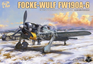 Focke-Wulf Fw 190A-6 w/Wgr. 21 & Full engine and weapons interior Border Model BF-003 skala 1/35