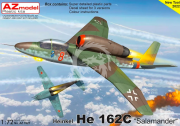 Heinkel He 162C Salamander AZ-Model 7827 skala 1/72