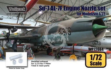 Sukhoi Su-7 Fitter - AL-7F Engine Nozzle for ModelSvit - Wolfpack  WP72084 skala 1/72